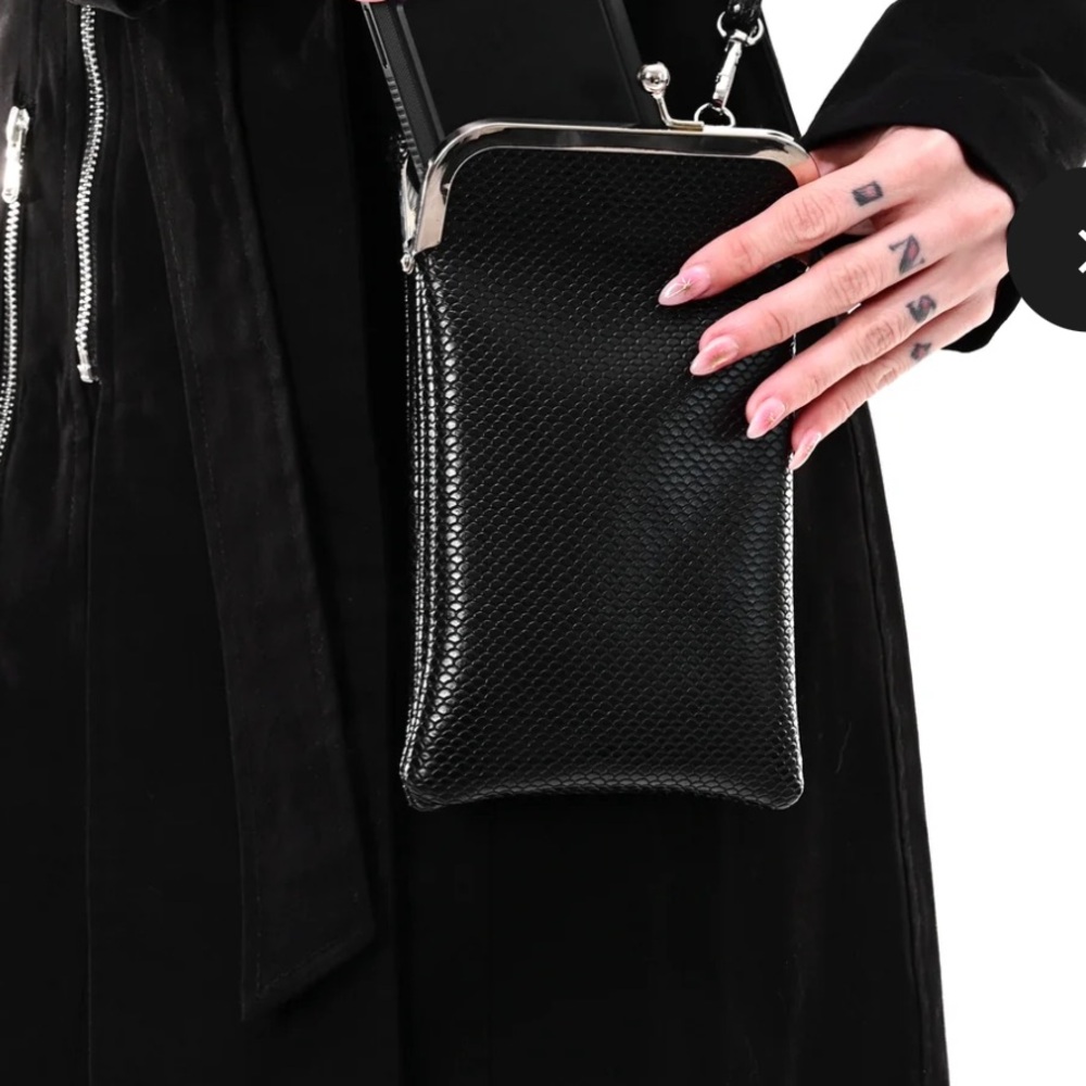 Foxblood Mini Crossbody Bag - Apple Leather